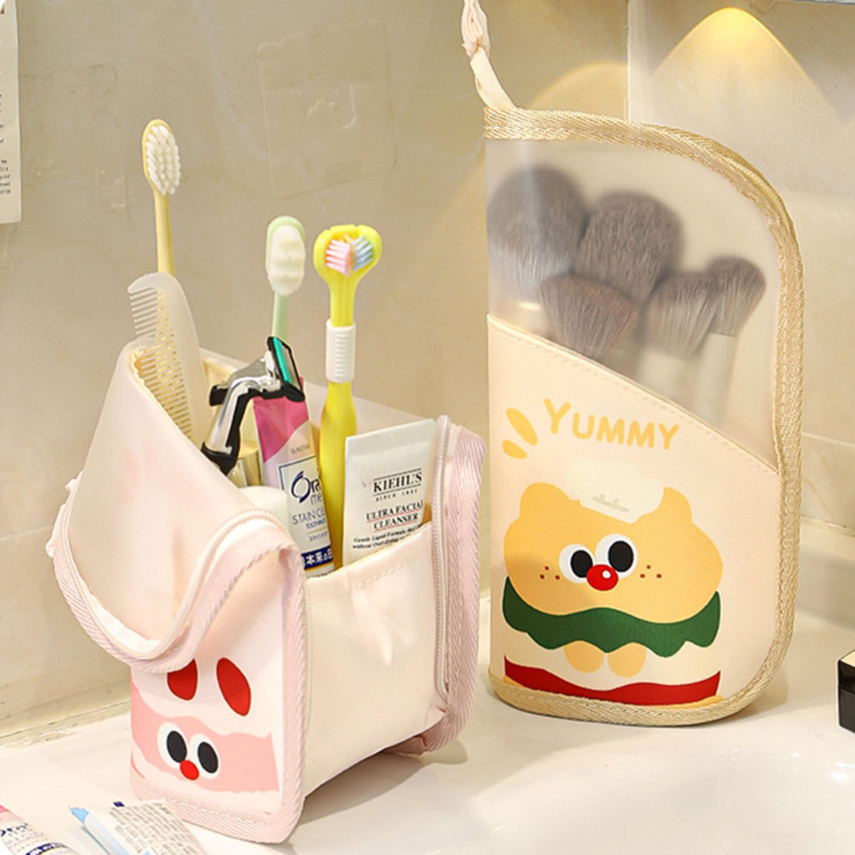 Beauty For You Makeup - 1Pcs Cosmetic Bag Travel Stand Storage