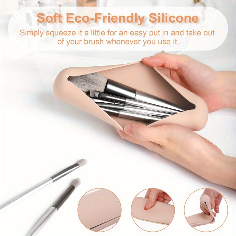 Travel Makeup Brush Holder,Sil - Beauty Makeup Quotes recension och pris