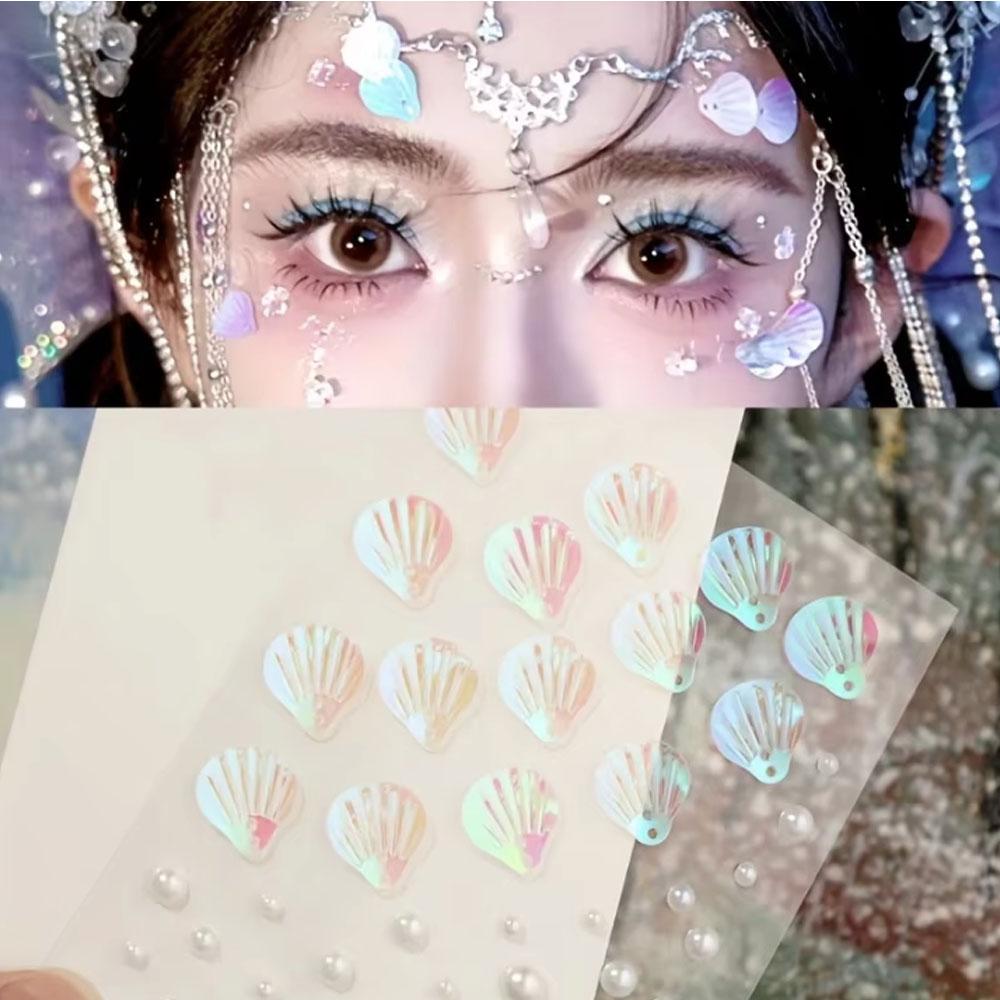 1Sheet Iridescent Shell Mixed  - Beauty Makeup Quotes recension och pris