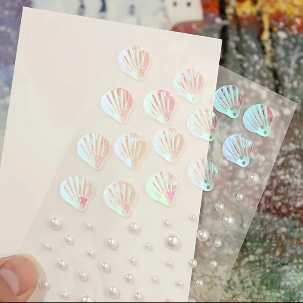 1Sheet Iridescent Shell Mixed  - Beauty Makeup Quotes recension och pris