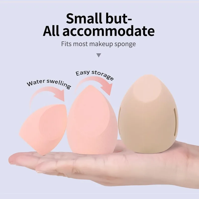 Silicone Beauty Egg Breathable - Beauty Makeup Bag recension och pris