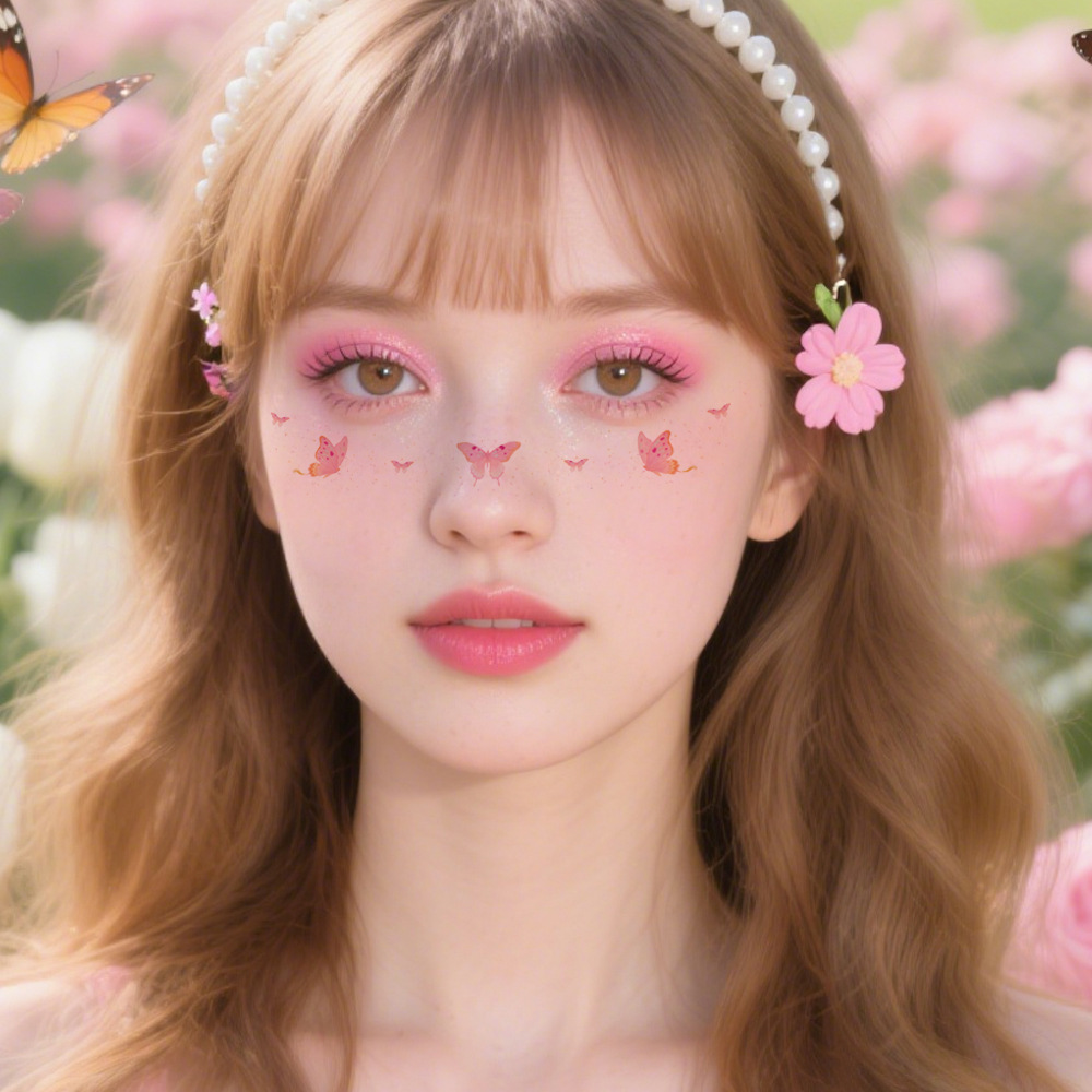6PCS Cute Butterfly Tattoo Sti - Beauty Makeup Quotes recension och pris