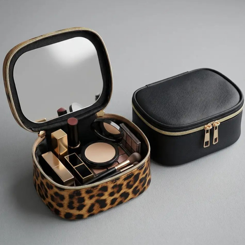 2026 New Makeup Bag with Mirro - Beauty Makeup Bag recension och pris