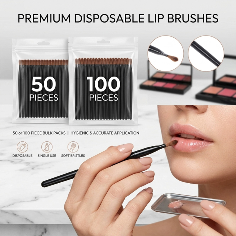 50/100pcs Disposable Lip Brush - Beauty For You Makeup recension och pris