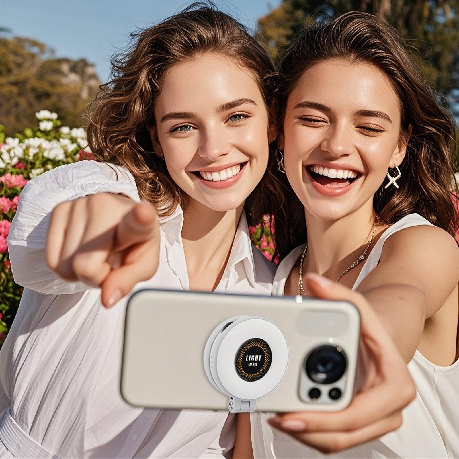 Magnetic Selfie Light 3 Modes  - Beauty Makeup Light recension och pris
