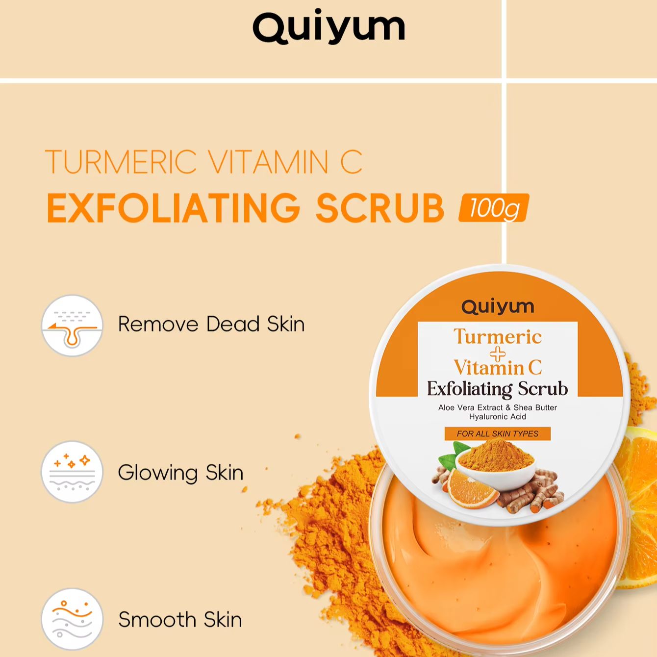 QUIYUM 13Pcs Turmeric Vitamin  - Vitamin C Serum Face recension och pris