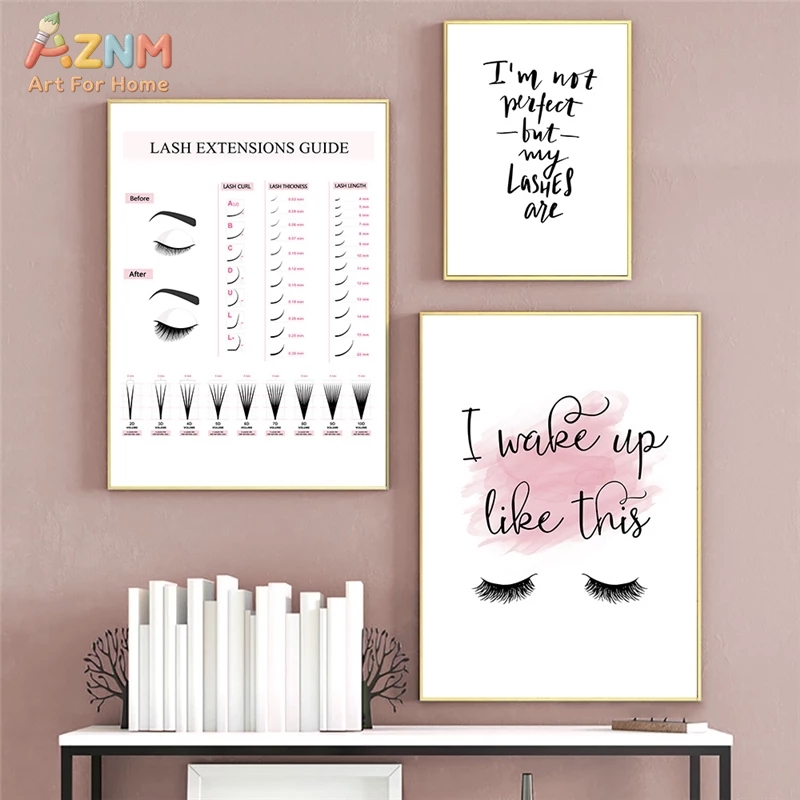 AZNM Lash Extensions Guide Can - Makeup Is Beauty Quotes recension och pris
