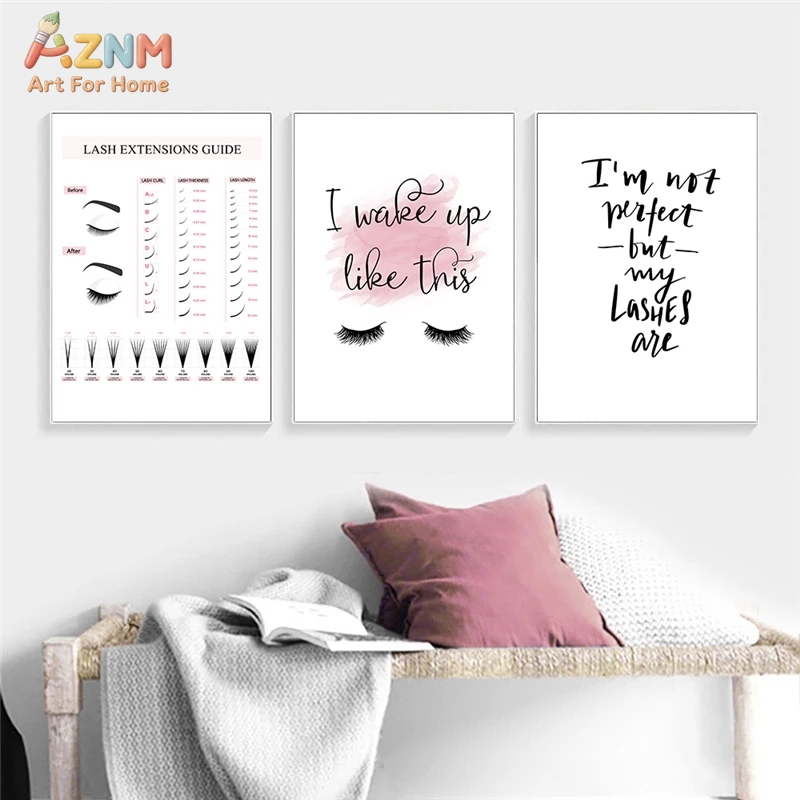 AZNM Lash Extensions Guide Can - Makeup Is Beauty Quotes recension och pris