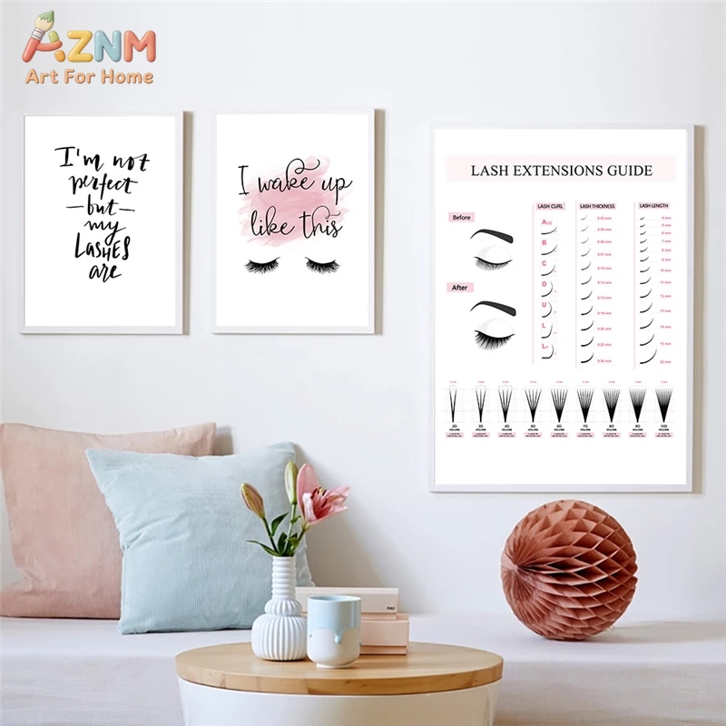 AZNM Lash Extensions Guide Can - Makeup Is Beauty Quotes recension och pris