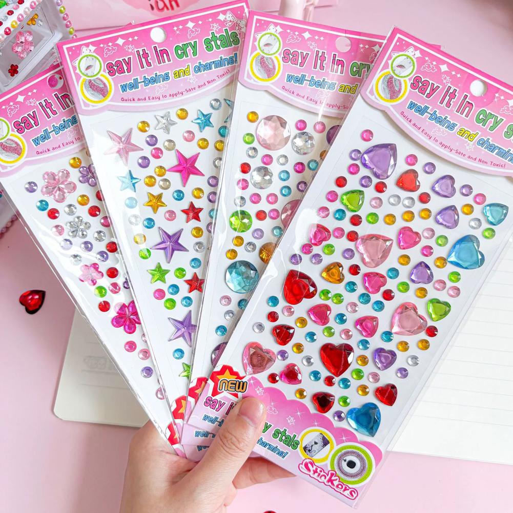 Self-Adhesive Face Rhinestones - Beauty Makeup Quotes recension och pris