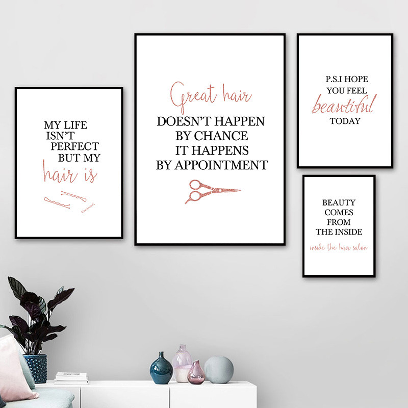 barbershop quote art posters h - Makeup Is Beauty Quotes recension och pris