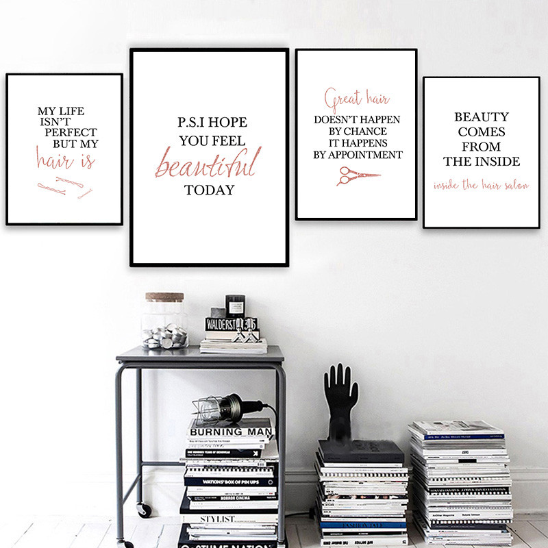 barbershop quote art posters h - Makeup Is Beauty Quotes recension och pris