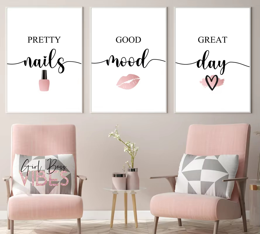 Nordic Pink Women Red Lips Nai - Makeup Is Beauty Quotes recension och pris