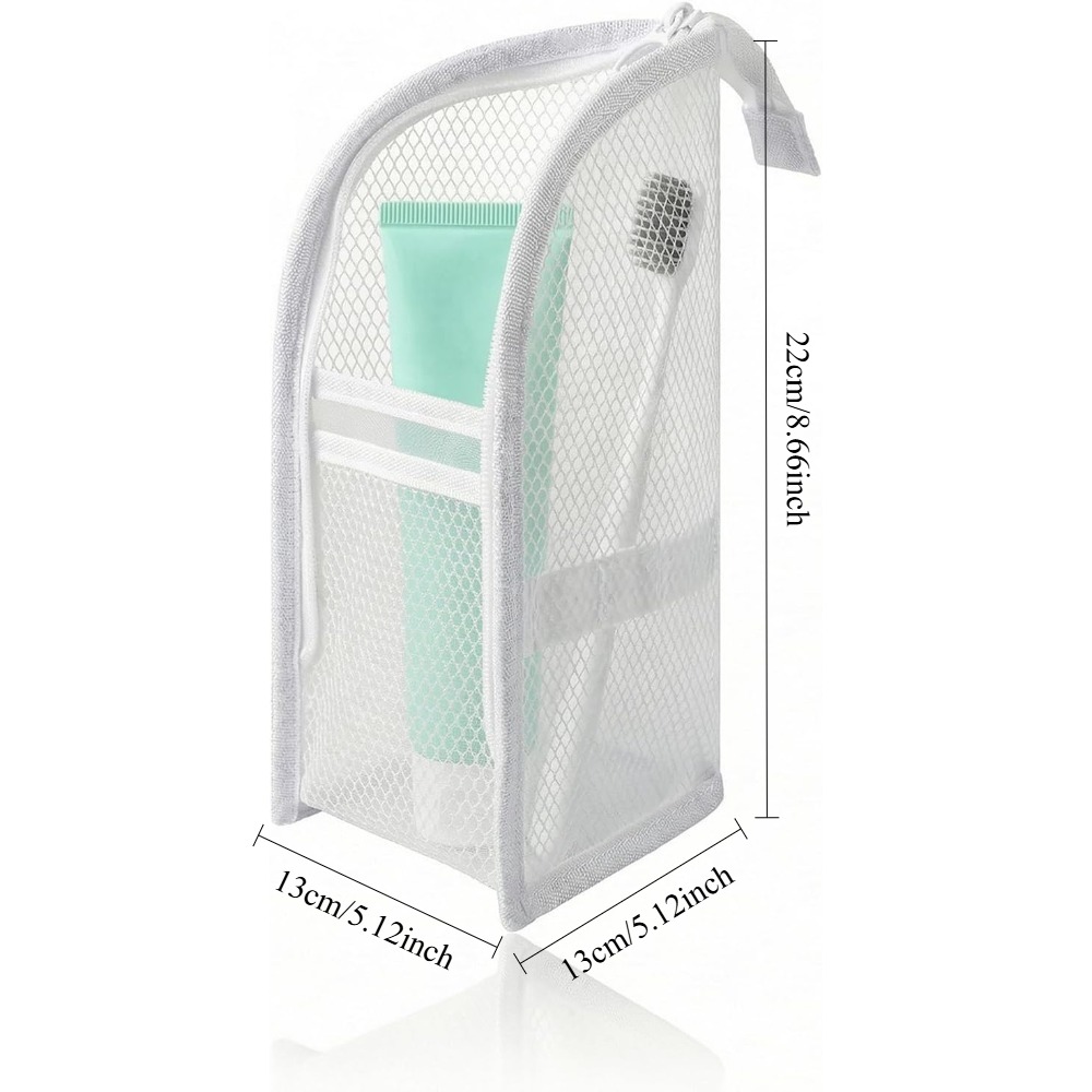 Mesh Toiletry Bag Breathable Q - Beauty Makeup Bag recension och pris