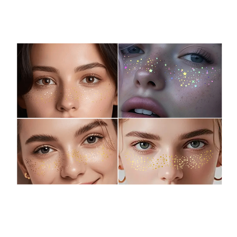6 Pcs/set Fake Freckle Sticker - Beauty Makeup Quotes recension och pris