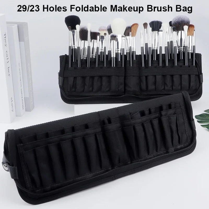 29/23 Holes Foldable Makeup Br - Beauty Makeup Bag recension och pris