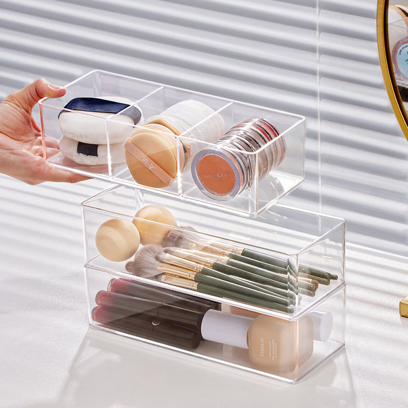 Acrylic Cosmetics Storage Box  - Beauty Makeup Quotes recension och pris