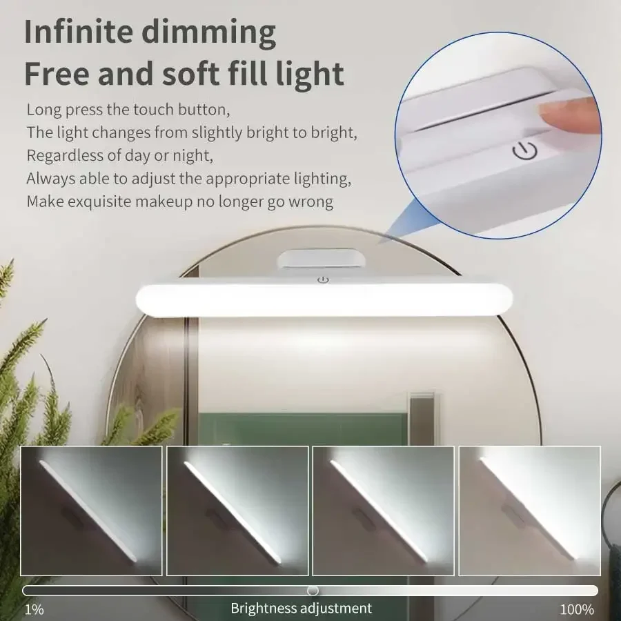 LED Makeup Mirror Light Rechar - Beauty Makeup Light recension och pris