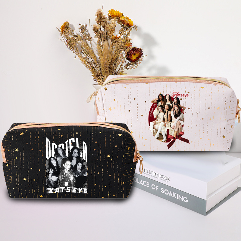 Fashion K POP K-KATSEYE Makeup - Beauty Makeup Bag recension och pris