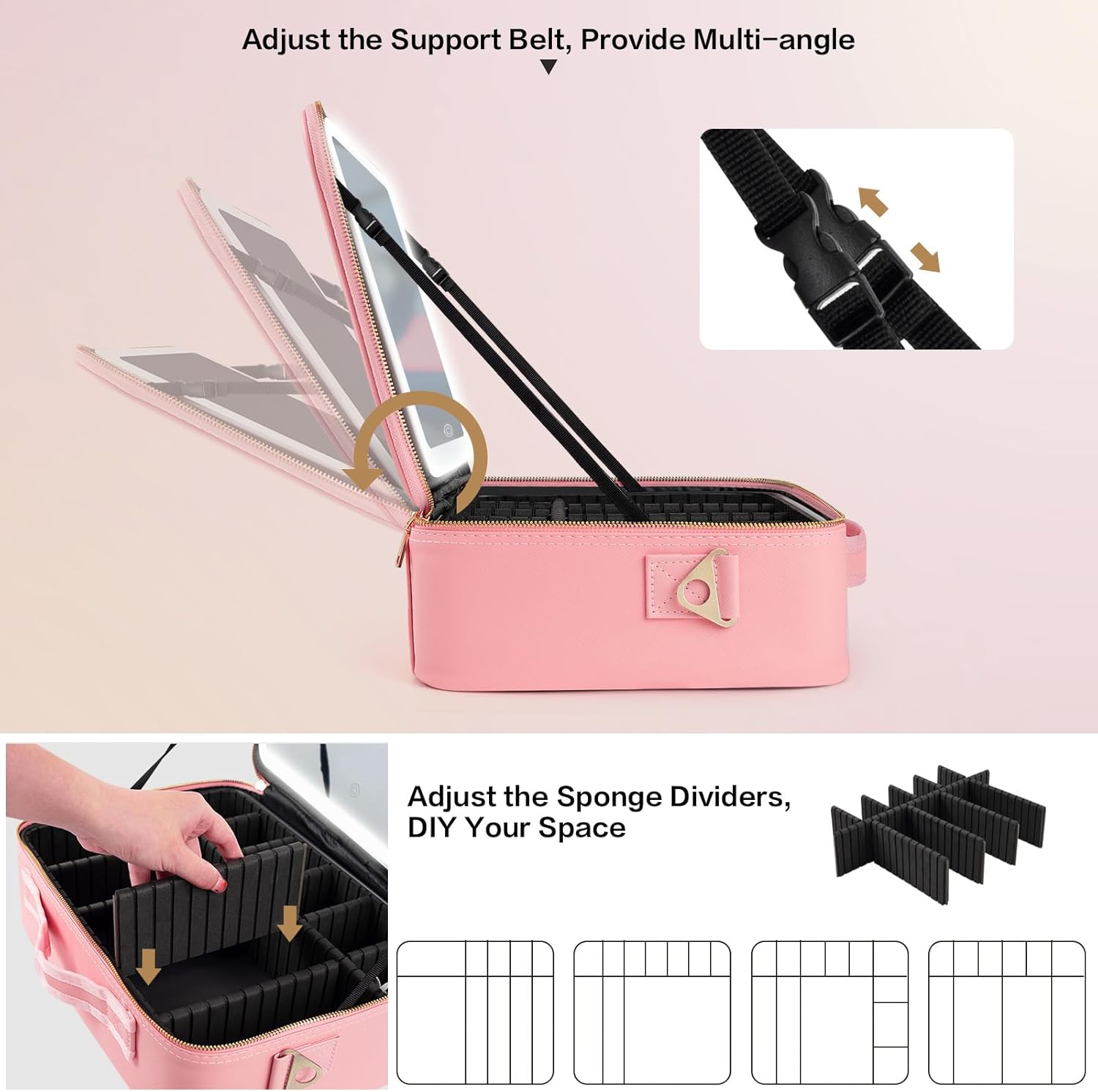 Large Capacity Makeup Bag 15'' - Beauty Makeup Bag recension och pris